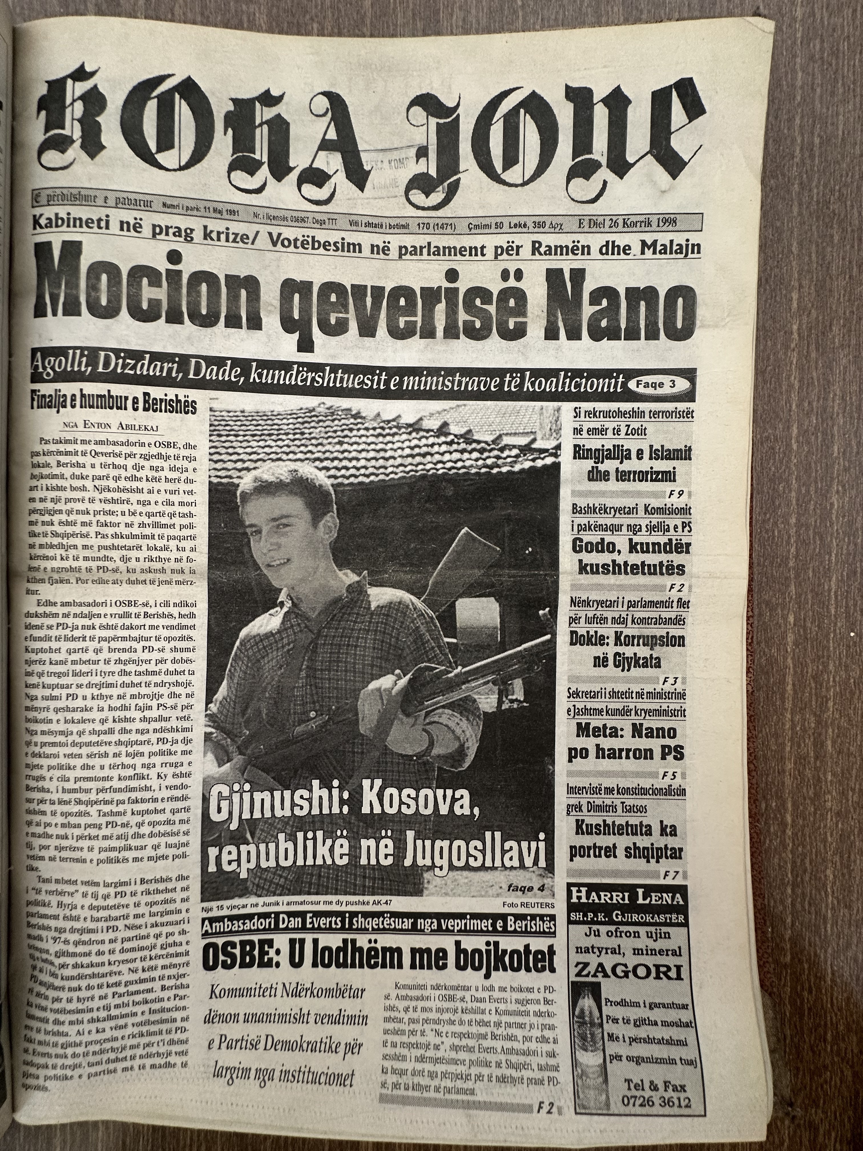 Koha Jonë 1998-07-26
